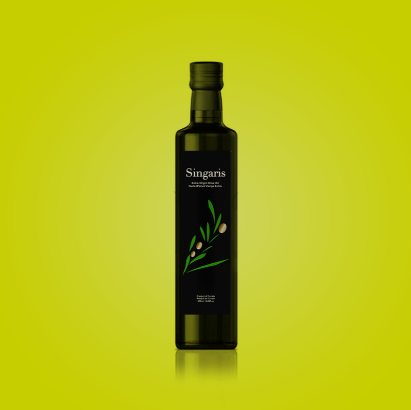 Singaris Classic Chemlali Extra Virgin Olive Oil - 500ml black label bottle