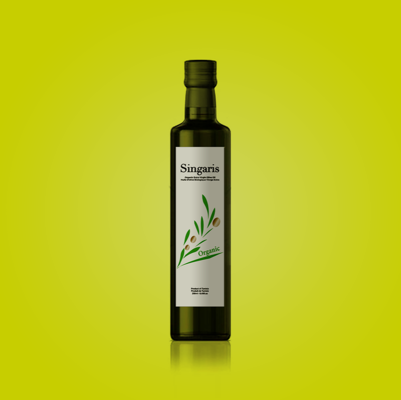 Singaris Organic Early Harvest Chetoui Extra Virgin Olive Oil - 500ml bottle